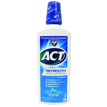 Picture of Act total care dry mouth rinse mint  18 oz.