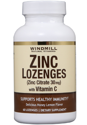 Picture of Zinc Lozenges with Vitamin C 60 ct