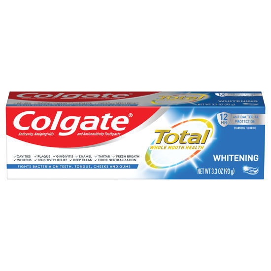 Picture of Colgate total whitening toothpaste  3.3 oz.