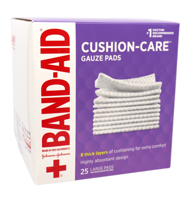 922-99934 Band-Aid gauze pads 4 in. x 4 in. 25 ct.