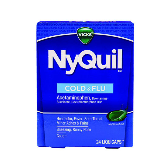 Picture of Vicks NyQuil cold & flu liquicaps 24 ct.