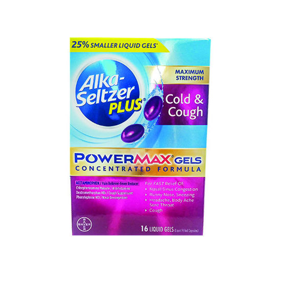 Picture of Alka-Seltzer plus cold & cough  liquid gels 16 ct.