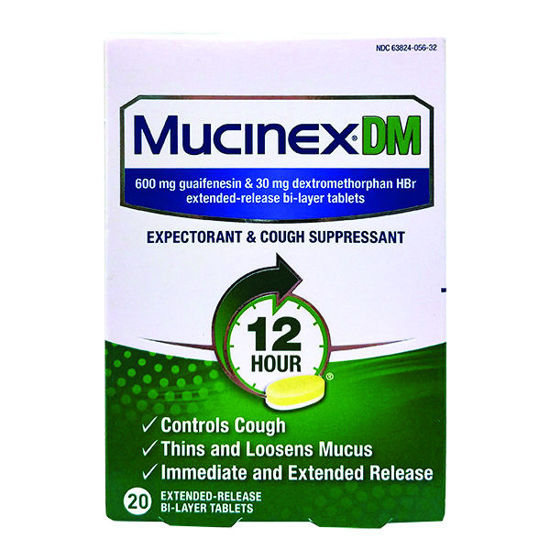 Picture of Mucinex DM tablets 20 ct.