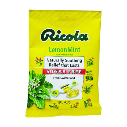 Picture of Ricola sugar free lemon mint drops  19 ct.