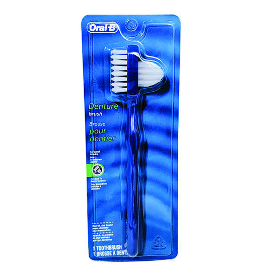 Picture of Oral B denture brush twin head