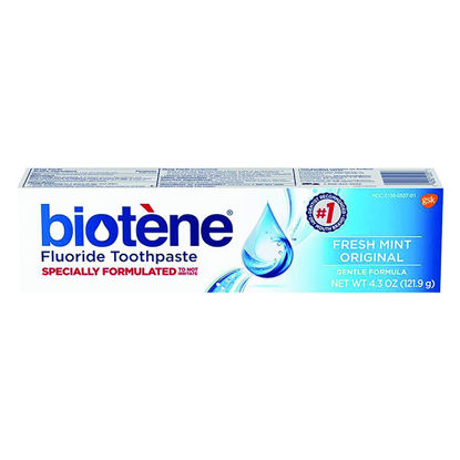 Picture of Biotene fresh mint toothpaste 4.3 oz.