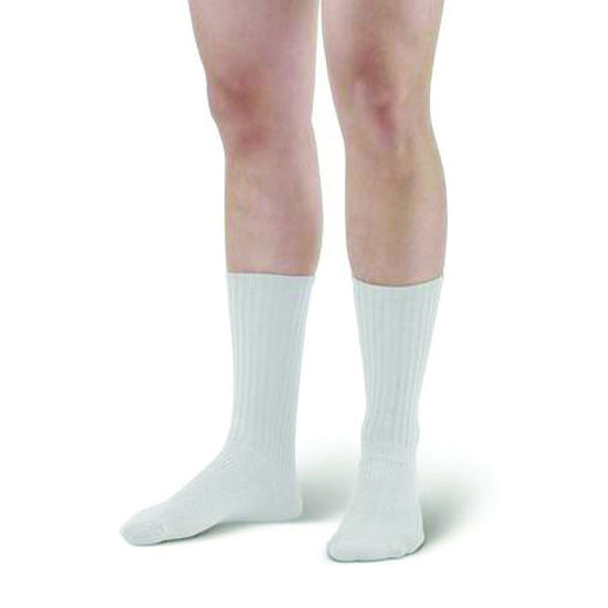 Picture of Cotton diabetic socks white small/medium 1 pair