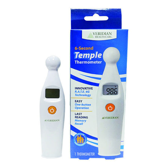 Picture of Hand held digital temple touch infrared probe thermometer