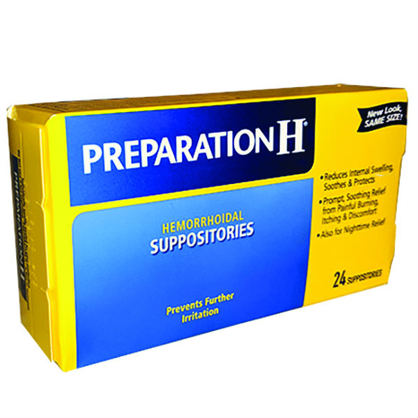 Preparation H Hemorrhoidal Suppositories, 24 suppositories