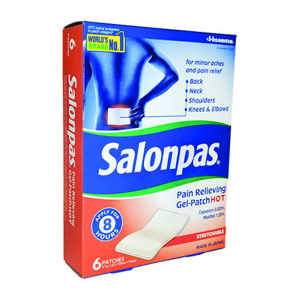 Picture of Salonpas pain relieving hot-gel patch 6 ct.