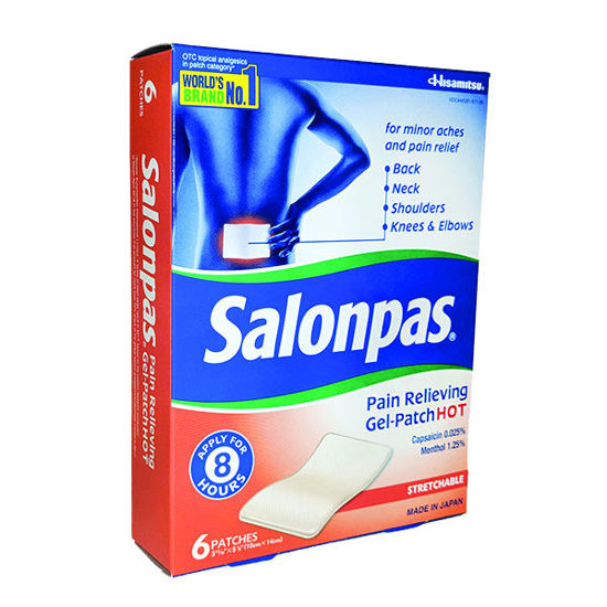 Picture of Salonpas pain relieving hot-gel patch 6 ct.