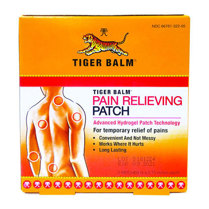 Picture of Tiger balm pain relieving patch 5 ct.