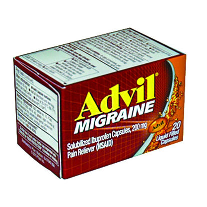 Picture of Advil migraine liqui-gels 200mg 20 ct.