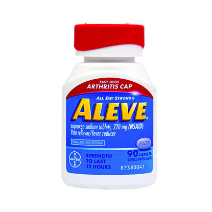 Picture of Aleve easy open cap 220mg caplets 100 ct.