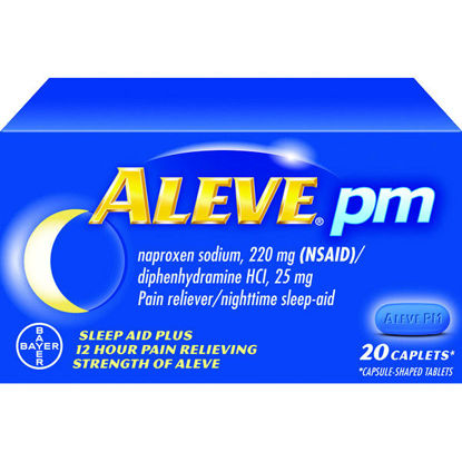 Picture of Aleve PM caplets 220mg 20 ct.