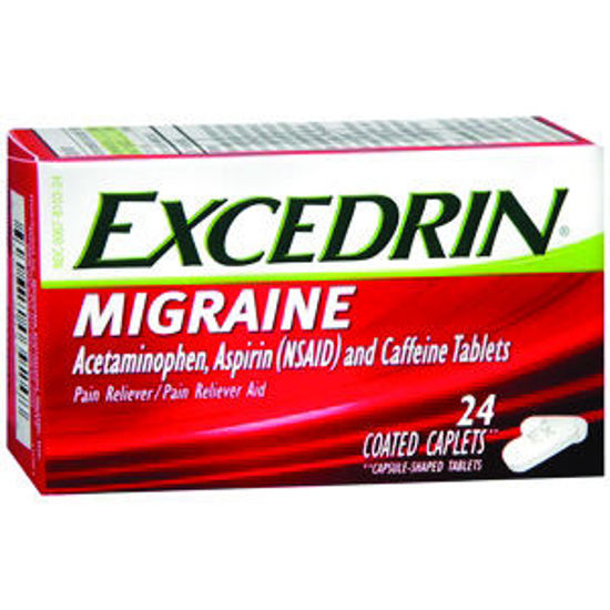 Picture of Excedrin migraine 500mg caplets  24 ct.