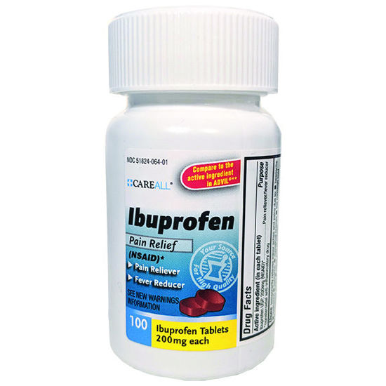 Picture of Ibuprofen IB caplets 200mg 100 ct.