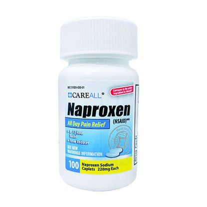 Picture of Naproxen -generic Aleve- caplets 220mg 100 ct.