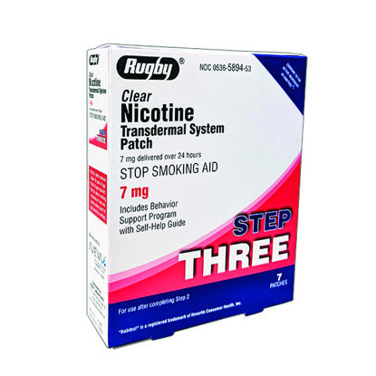Picture of Nicotine patch step 3 - 7mg - 7 ct.
