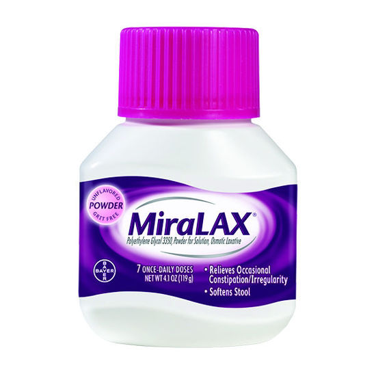 Picture of Miralax OTC seven-dose 4.1 oz.