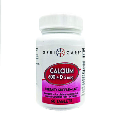 Picture of Calcium 600mg + D 200 IU tablets  60 ct.