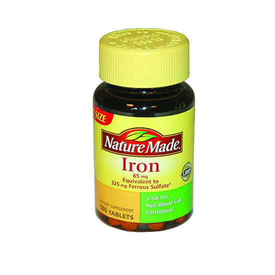 Picture of Iron 65mg tablets 180 ct.