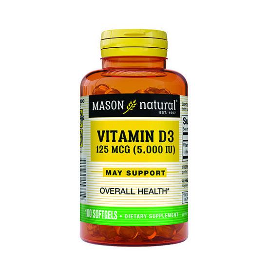 Picture of Vitamin D3 5000 IU softgels 100 ct.