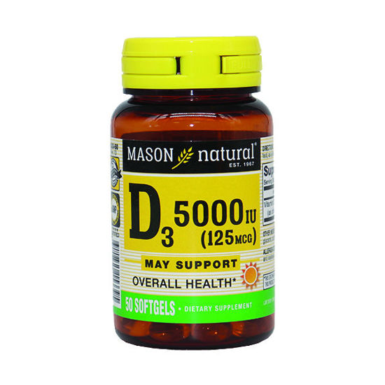 Picture of Vitamin D3 5000 IU softgels 50 ct.